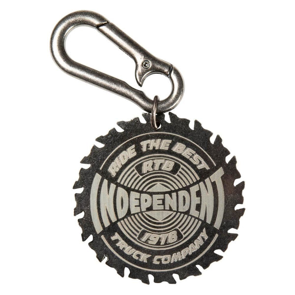 Independent Accessories Buzzsaw Keychain Silver - O/S - Skatewarehouse.co.uk
