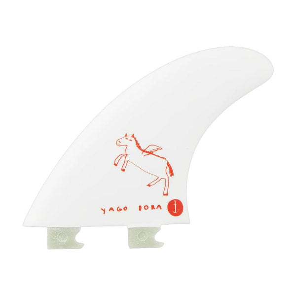 Captain Fin Co - Yago Dora Tri - MD / LG - White (Snap-In / FCS II) - M
