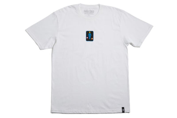 Girl Pac-Man OG Pac-Lock Tee White - Skatewarehouse.co.uk