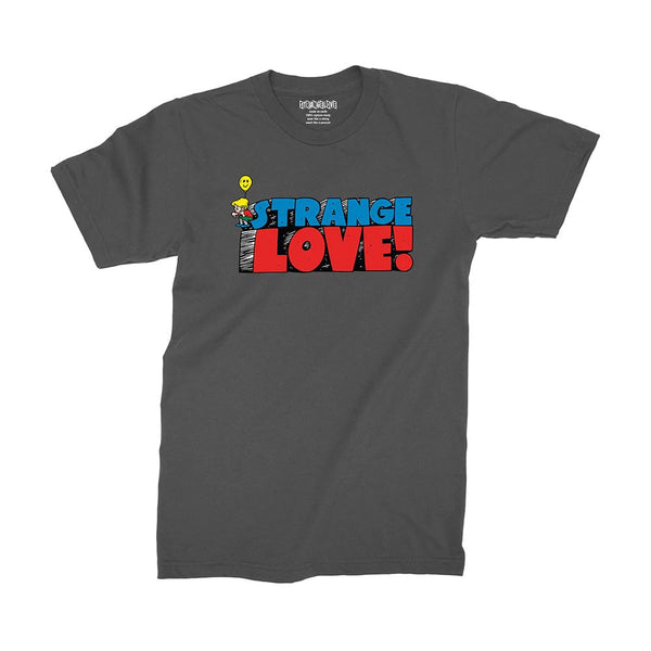 StrangeLove Balloon Boy T-Shirt Charcoal - Skatewarehouse.co.uk
