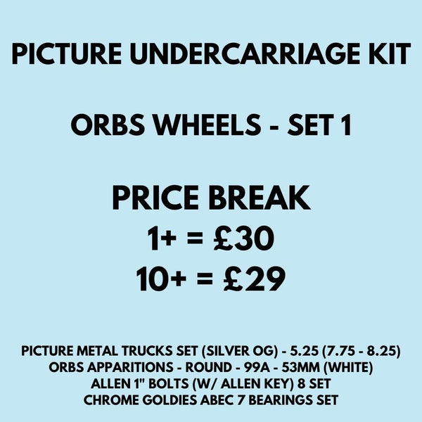 Picture Undercarriage Kit Orbs Skateboard Trucks - 5.25