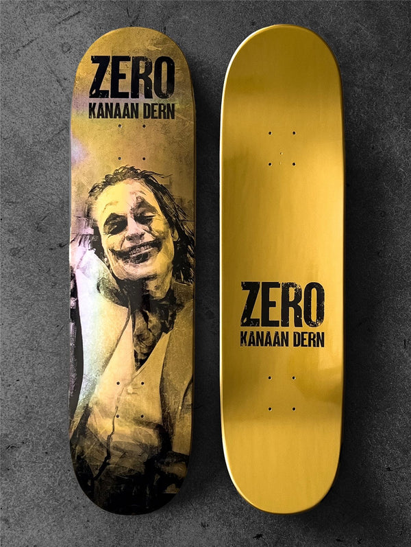 Zero Joker Kanaan Dern Bronze Iridescent Skateboard Deck - 8.5