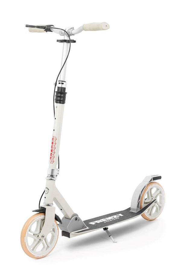 Frenzy 205mm Dual Brake V4 Recreational Scooter - Cream - Skatewarehouse.co.uk