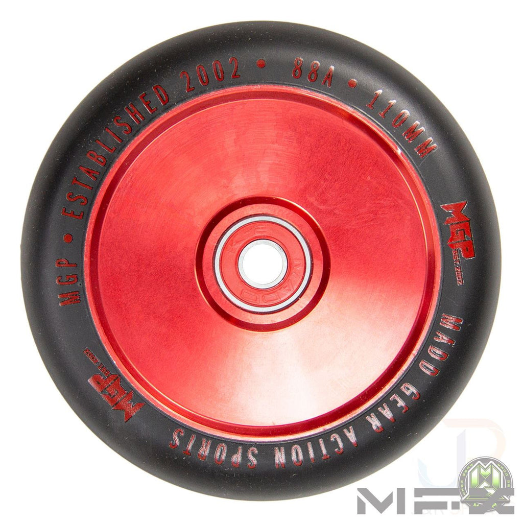 Madd Gear Mfx Corrupt 110Mm Wheels (2) - Red / Black - Skatewarehouse.co.uk