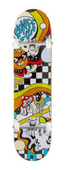 Enuff Designer Meltworld Confused x Venom Custom Complete Skateboard - 7.75"