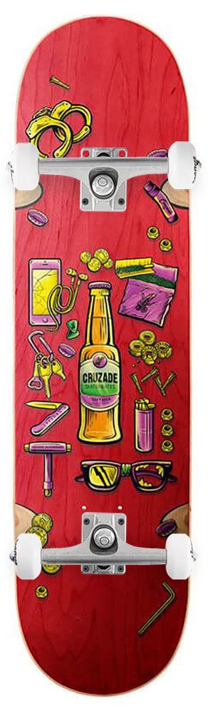 Cruzade Surviving Kit Cruzade x Venom Custom Complete Skateboard - 8.25" - Skatewarehouse.co.uk