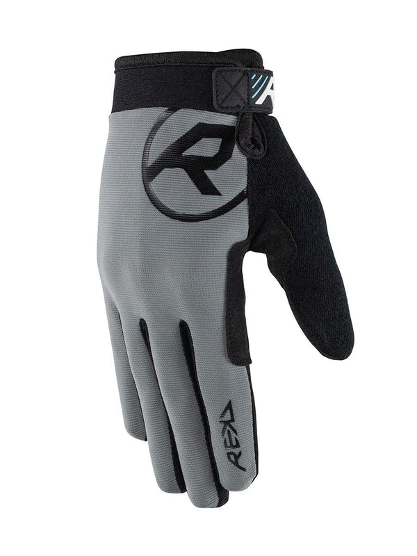 REKD Status BMX Scooter MTB Riding Gloves - Grey - Skatewarehouse.co.uk