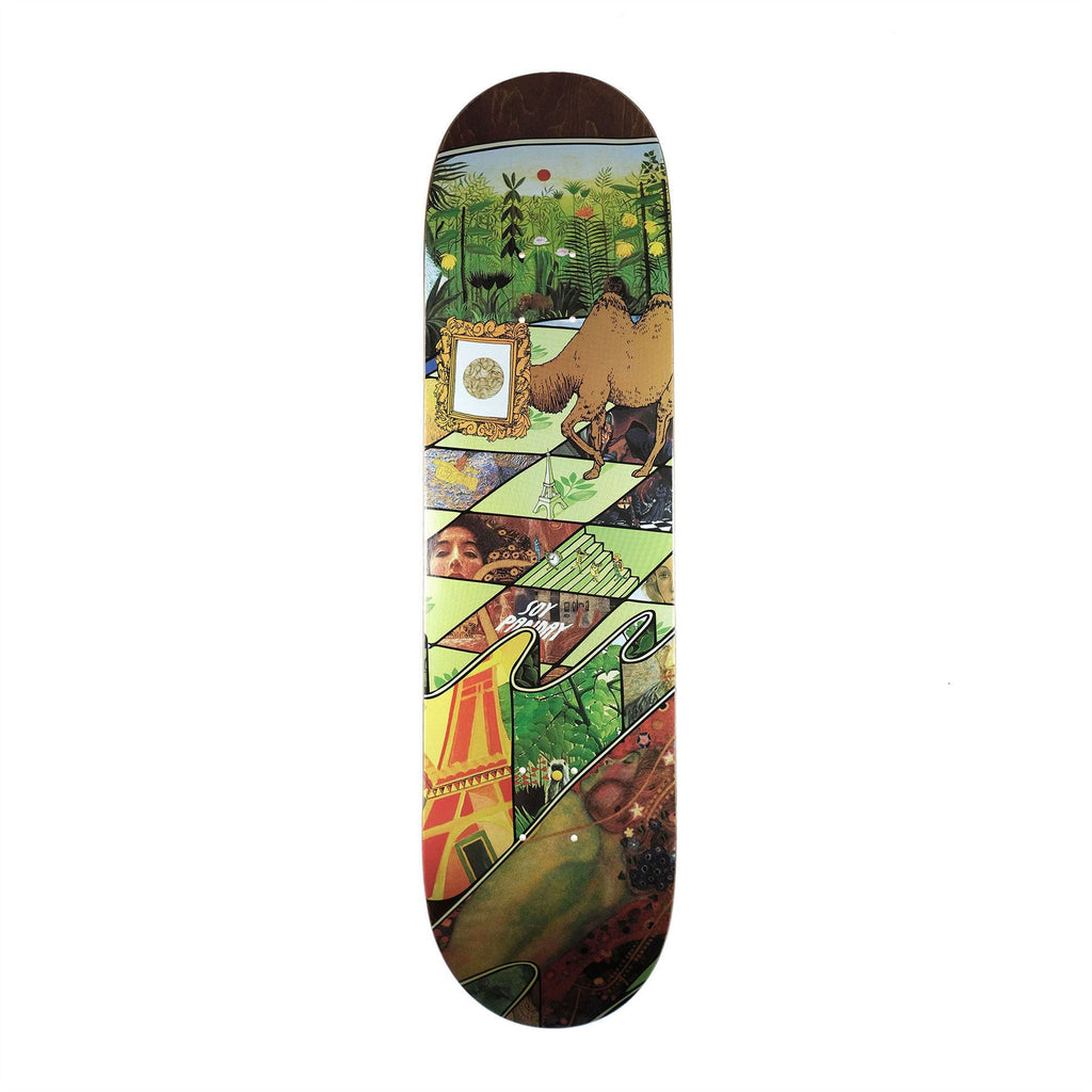 Magenta Soy Panday Museum Series (Steep) Skateboard Deck - 7.75" - Skatewarehouse.co.uk