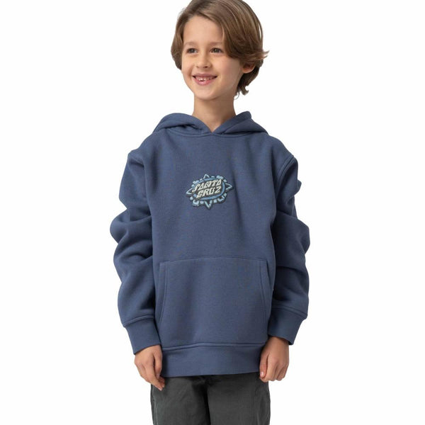 Santa Cruz Youth Hood Youth Winkowski Dog Hood - Heritage Blue - Skatewarehouse.co.uk
