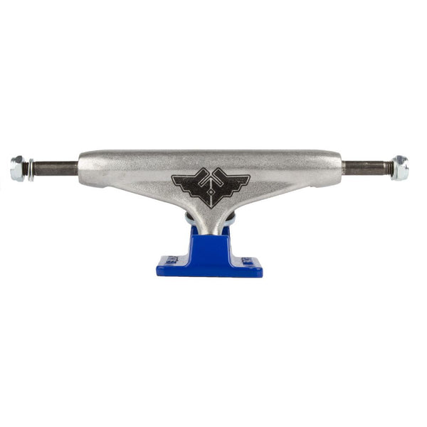 Fracture Wings V2 - Raw / Blu Skateboard Trucks - 5.0