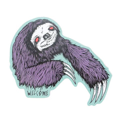 Welcome Sloth Die-Cut Sticker Single - One Size