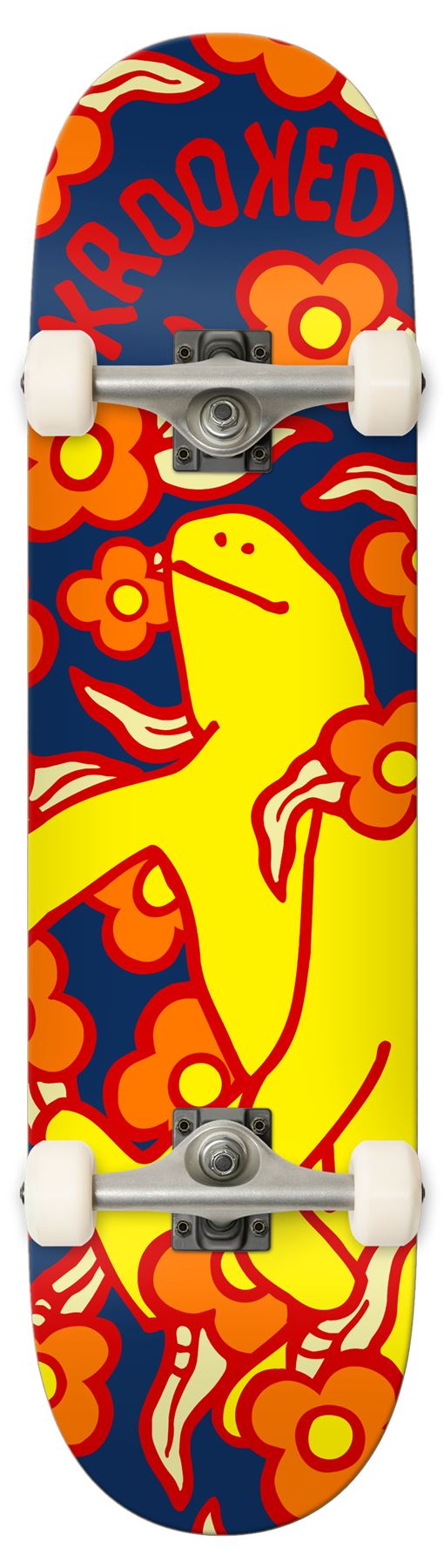 Krooked Shmoo Vibes Mini Skateboard Deck - 7.3