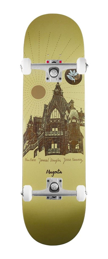 Magenta Ben Gore, Jameel Douglas & Jesse Navarez 'Rooftop' Series x Venom Custom Complete Skateboard - 8.5"