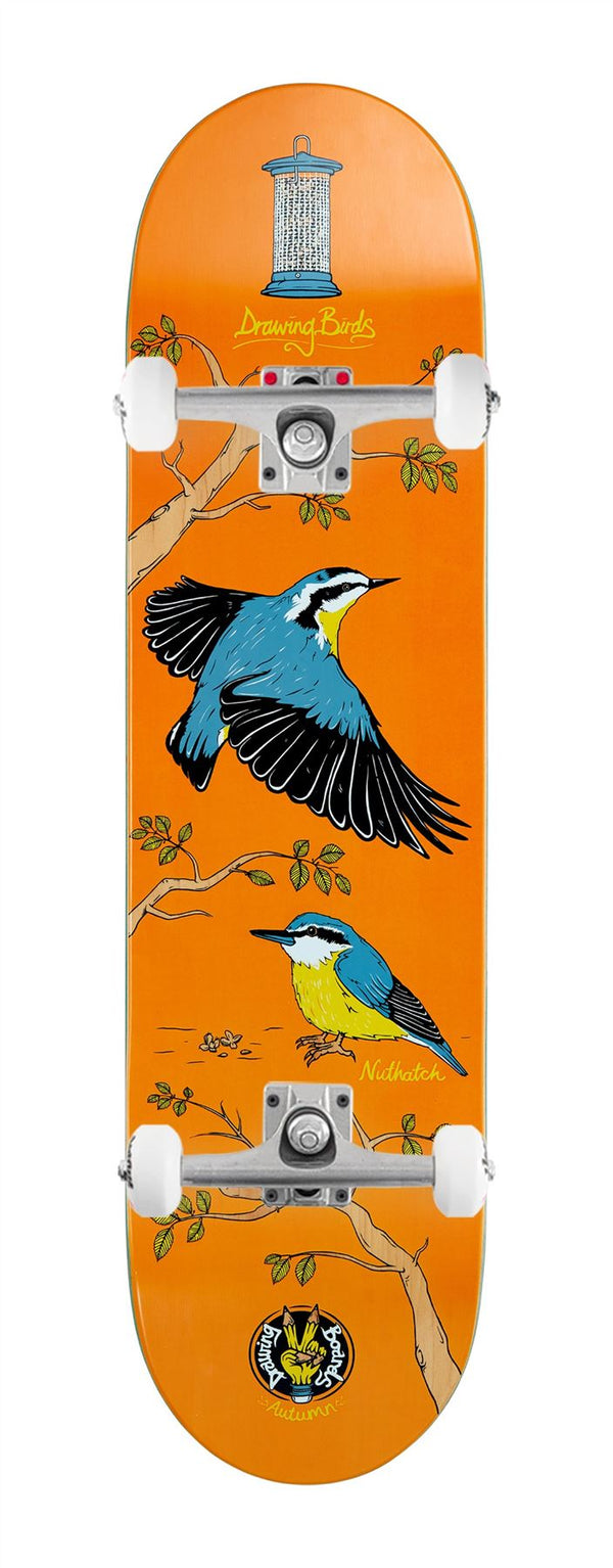 Drawing Boards Birds Series - Nuthatch x Venom Custom Complete Skateboard - 8.5