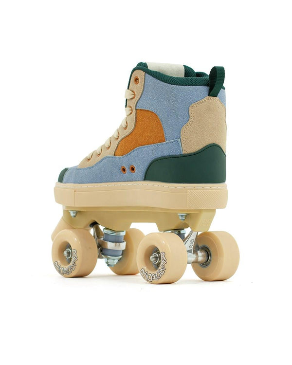 Rio Roller Beats Quad Skates - Blue / Tan