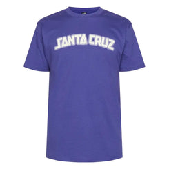 Santa Cruz T-Shirt Arch Strip T-Shirt - Navy Blue - Skatewarehouse.co.uk