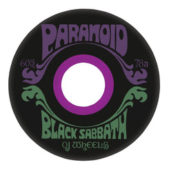 OJ Skateboard Wheels Black Sabbath Paranoid 78a - Black - Skatewarehouse.co.uk