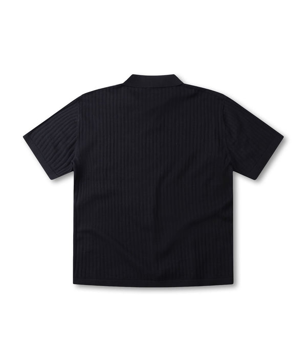 Former Franchise Open Collar Polo (Black)