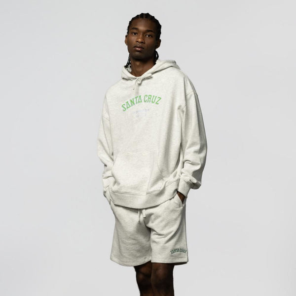 Santa Cruz Hood Collegiate Strip - Athletic Heather - Skatewarehouse.co.uk