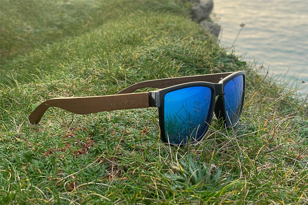 Luma Fistral Recycled Sunglasses - Blue - Skatewarehouse.co.uk