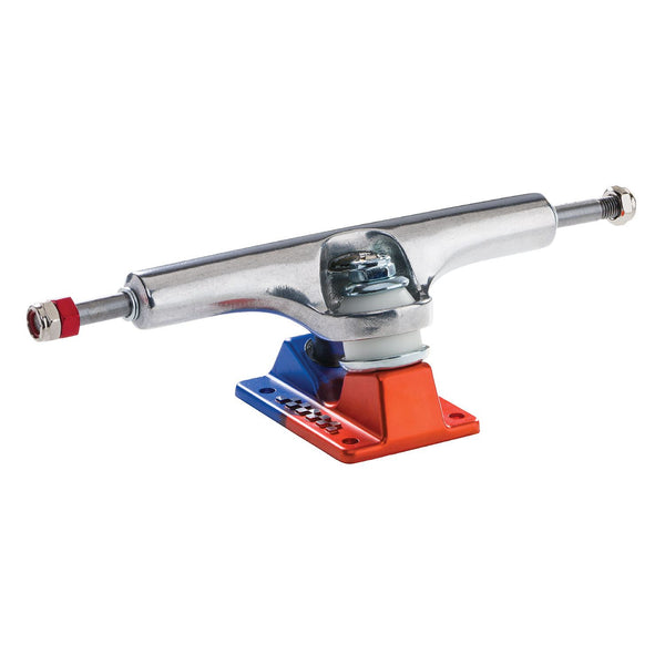 Ace AF1 Anodized Blue Orange / Polished 66 Skateboard Trucks - 66 (6.25