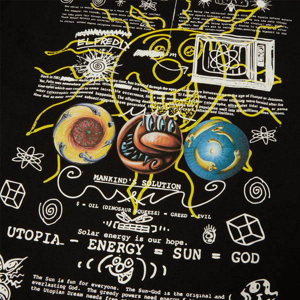 HUF x Kenny Scharf | Philosophy SS Tee (Black) - M