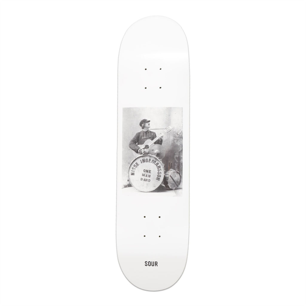 Sour Solution Nisse Ingemarsson 'One Man Band' Skateboard Deck - 8.125"