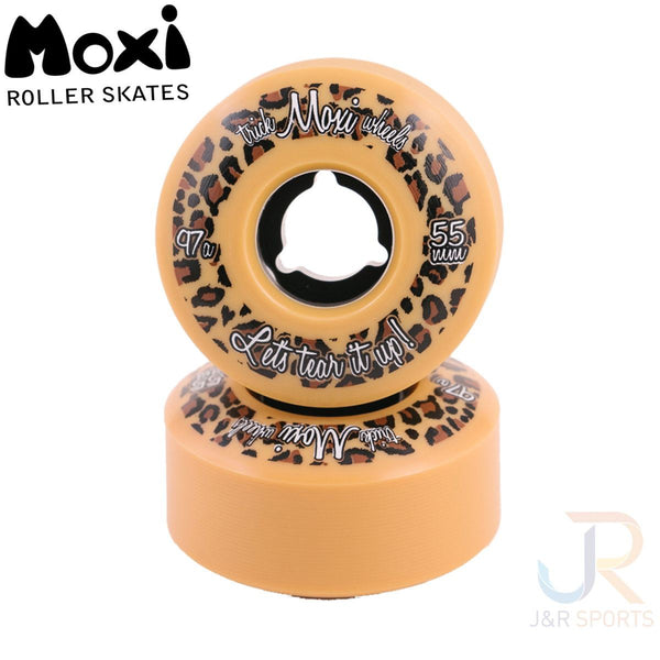 Moxi Trick Wheels (4) - Cream / Tan 55mm / 97A