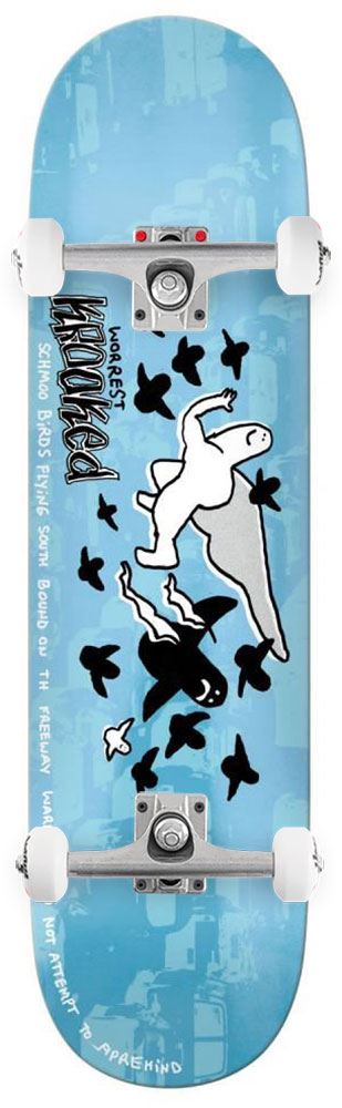 Krooked Worrest Sth Bound x Venom Custom Complete Skateboard - 8.25