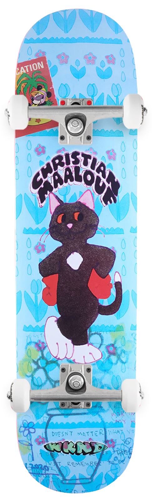 WKND Christian Maalouf 'Ghost' (PS) x Venom Custom Complete Skateboard - 8.375