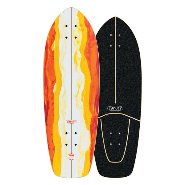 Carver Firefly - Surfskate Cruiser Skateboard Deck - 9.875