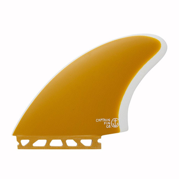 Captain Fin Co - CF Twin Keel - Large - Yellow (Futures) - L