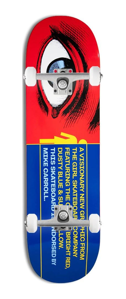 Girl Follies Mike Carroll Twin x Venom Custom Complete Skateboard - 8.5"