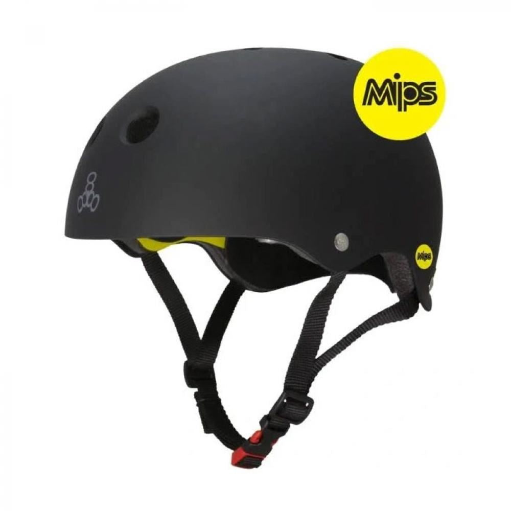 Triple Eight Helmet Dual Certified Mps - Rubber Black