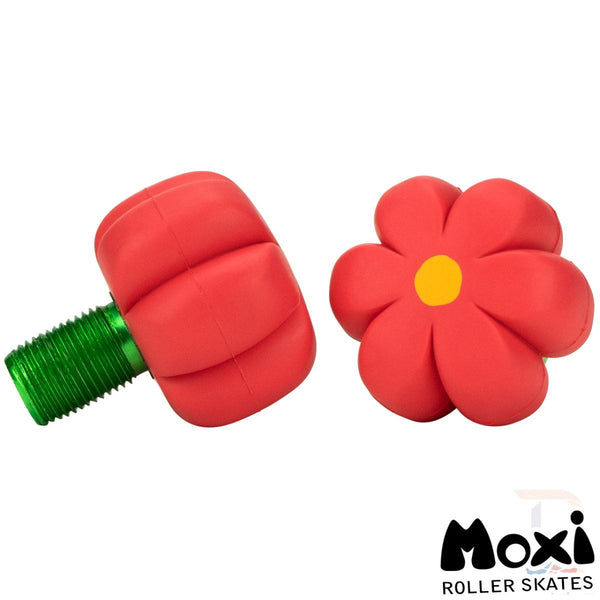 Moxi Petal Toe Stops - Red Hibiscus (Pair) Scooter Brake