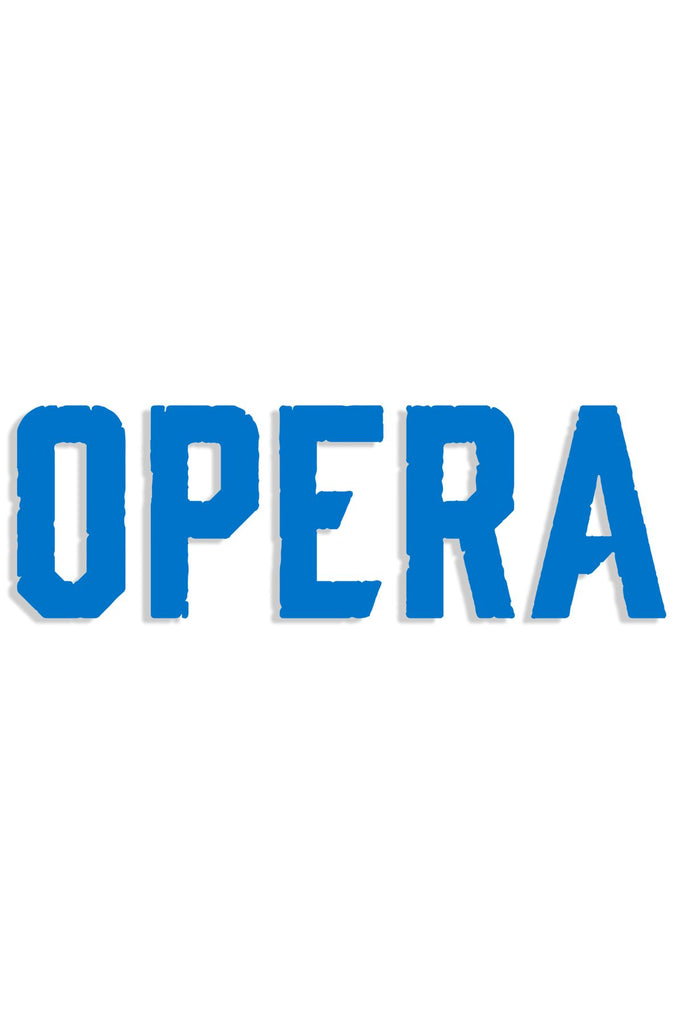 Opera Vinyl Die-Cut 5 Pk Sticker Blue One Size