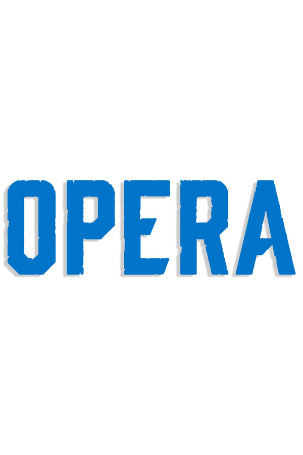 Opera Vinyl Die-Cut 5 Pk Sticker Blue One Size