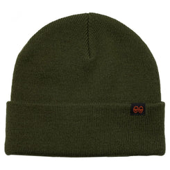 Krooked Cuff Beanie Eyes Clip Olive / Red - O/S