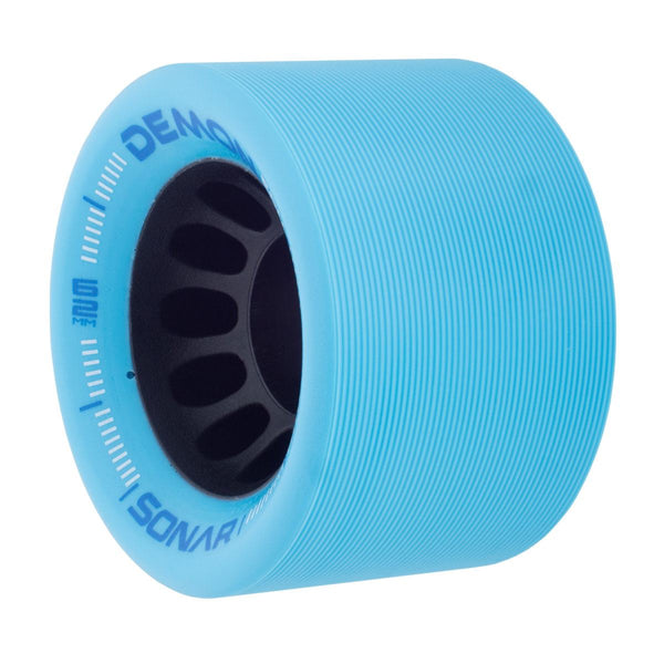 Sonar (4) Demon Edm - Sky Blue / 95a Skateboard Wheels - 62mm