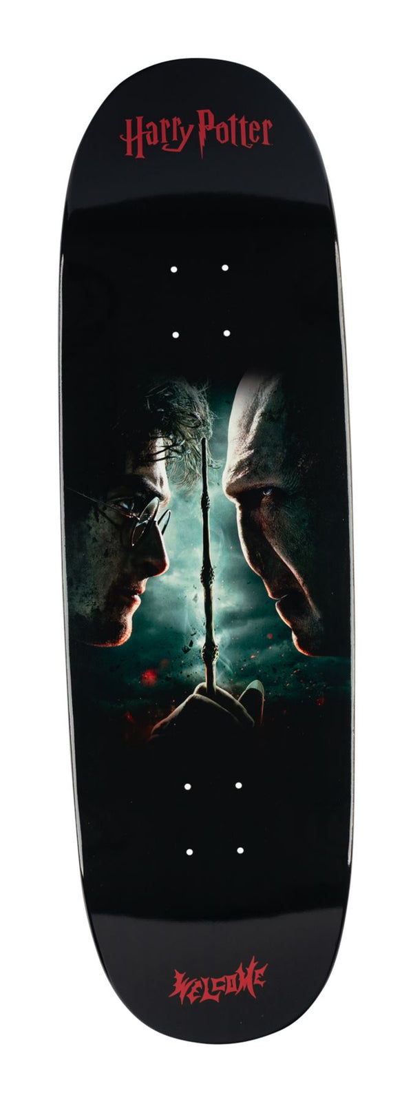 Welcome x Harry Potter Finale on Boline (Black Dip) Skateboard Deck - 9.5