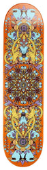 Drawing Boards Mandala Orange Skateboard Deck - 8.25"