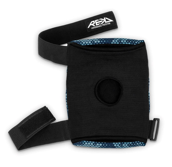 REKD Youth Heavy Duty Double Pad Set - Black / Blue - Skatewarehouse.co.uk
