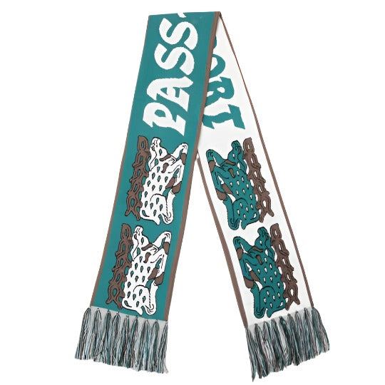 Pass~Port Antler Scarf (Teal / Brown) Accessories - One Size