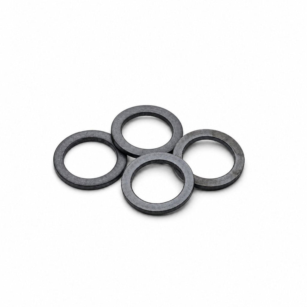 Paris Precision Axle Washers - Black (4 Pack) Skateboard Hardware