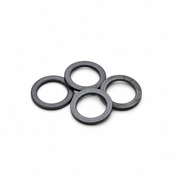 Paris Precision Axle Washers - Black (4 Pack) Skateboard Hardware