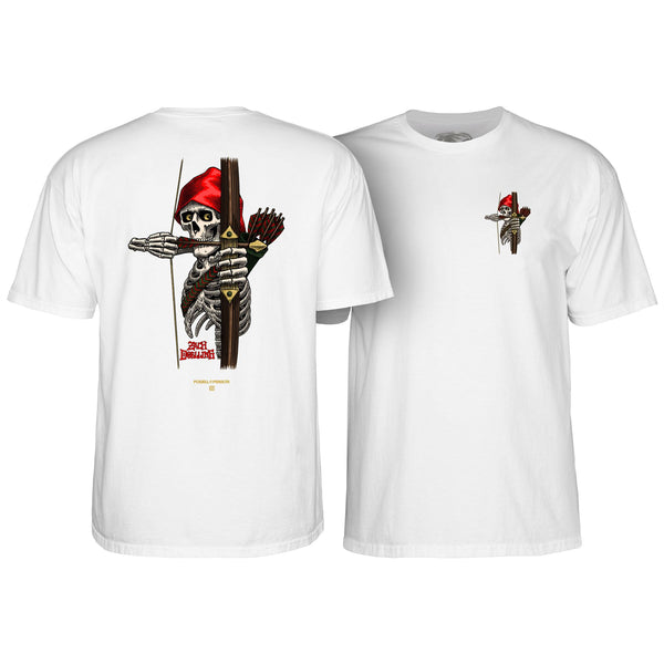 Powell-Peralta™ Zach Doelling • Archer • Tee • White - Skatewarehouse.co.uk