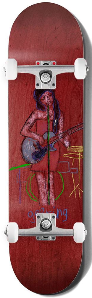 Girl Cherry Breana Geering x Venom Custom Complete Skateboard - 8.0" - Skatewarehouse.co.uk