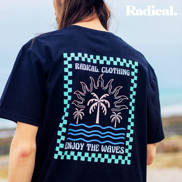 Radical. ETW T-shirt, Unisex - Black - Skatewarehouse.co.uk