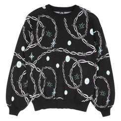 Santa Cruz Womens Knit Crew Lucky Gem Knit Crew - Black - Skatewarehouse.co.uk
