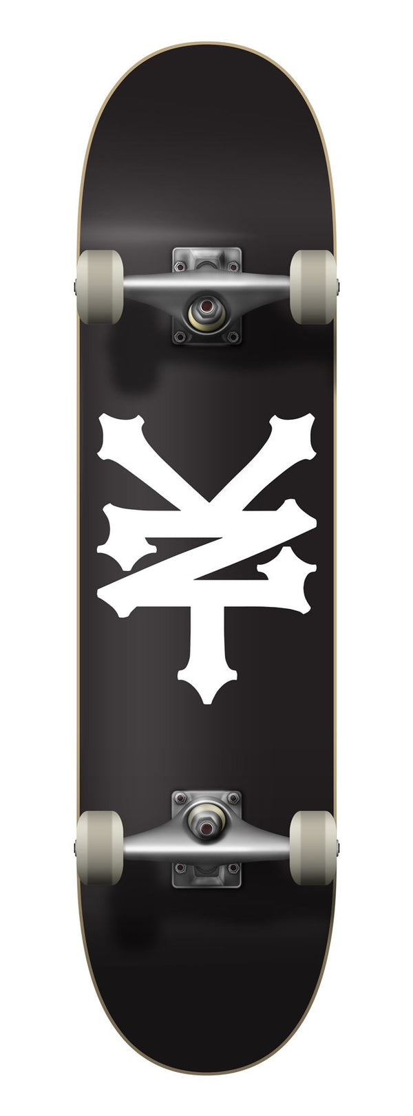 Zoo York OG 95 Crackerjack Black / White Complete Skateboard - 7.75